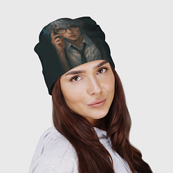Шапка Стильный мужчина в очках, цвет: 3D-принт — фото 2