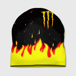 Шапка Monster energy fire steel, цвет: 3D-принт