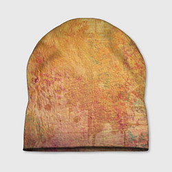Шапка Абстракция - red and yellow spots