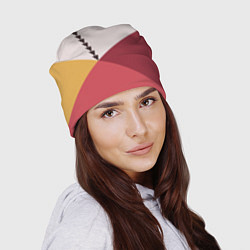 Шапка Колор-блок фруктовый чиа пудинг, цвет: 3D-принт — фото 2