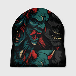 Шапка Демоны Они - нейроарт, цвет: 3D-принт