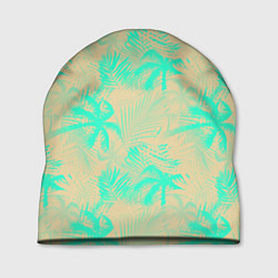 Шапка Palm light blue