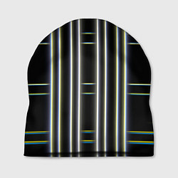 Шапка Neon yellow blue white, цвет: 3D-принт