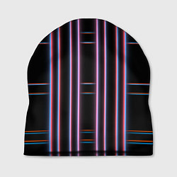Шапка Neon red blue black, цвет: 3D-принт