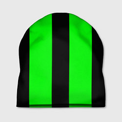 Шапка Color green black line, цвет: 3D-принт