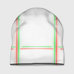Шапка Neon light green red
