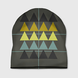 Шапка Абстрактный лес геометрический, цвет: 3D-принт