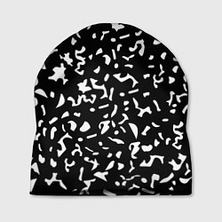 Шапка Черный камуфляж, цвет: 3D-принт