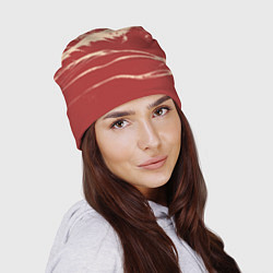 Шапка Песочные горы-абстракция, цвет: 3D-принт — фото 2