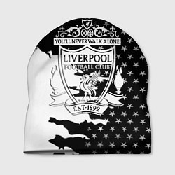 Шапка Liverpool текстура спорт, цвет: 3D-принт