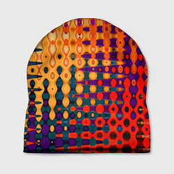 Шапка Красно-жёлтый абстракция, цвет: 3D-принт