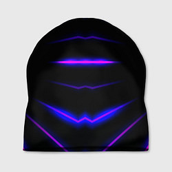 Шапка Color black neon