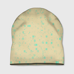 Шапка Color beige turquoise, цвет: 3D-принт