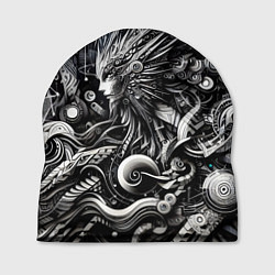 Шапка Abstraction cyber pattern - ai art fantasy, цвет: 3D-принт