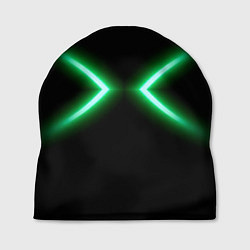 Шапка Neon green lines