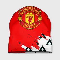 Шапка Манчестер Юнайтед символы краски, цвет: 3D-принт