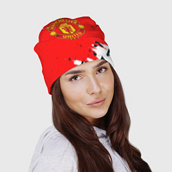 Шапка Манчестер Юнайтед символы краски, цвет: 3D-принт — фото 2