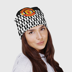 Шапка Манчестер Юнайтед люди паттерн, цвет: 3D-принт — фото 2