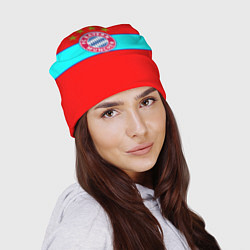 Шапка Бавария Мюнхен полосы линии, цвет: 3D-принт — фото 2