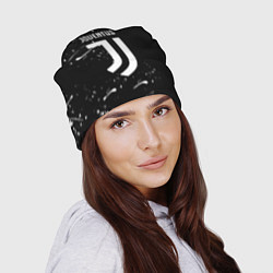 Шапка Ювентус всплеск краски тектсура, цвет: 3D-принт — фото 2