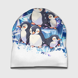 Шапка Пингвины и лёд