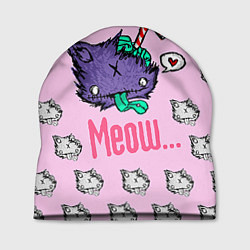 Шапка Drop Dead: Meow, цвет: 3D-принт