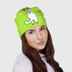 Шапка Кот Симон на стене, цвет: 3D-принт — фото 2