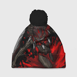 Шапка с помпоном Bloodseeker Rage, цвет: 3D-черный