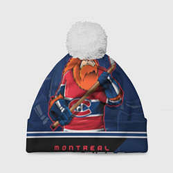 Шапка с помпоном Montreal Canadiens, цвет: 3D-белый