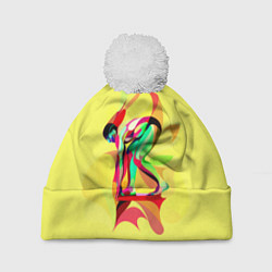 Шапка c помпоном Плавание