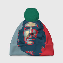 Шапка с помпоном Che Guevara, цвет: 3D-зеленый