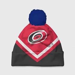 Шапка c помпоном NHL: Carolina Hurricanes