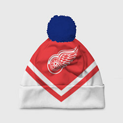 Шапка c помпоном NHL: Detroit Red Wings