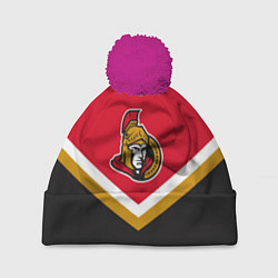 Шапка c помпоном NHL: Ottawa Senators