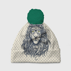 Шапка с помпоном SWAG Lion, цвет: 3D-зеленый
