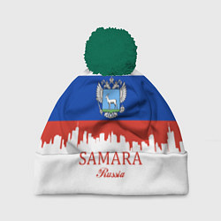 Шапка с помпоном Samara: Russia, цвет: 3D-зеленый