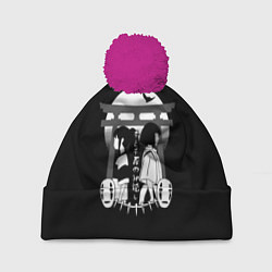 Шапка c помпоном Унесённые призраками