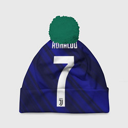 Шапка с помпоном Ronaldo 7: Blue Sport, цвет: 3D-зеленый