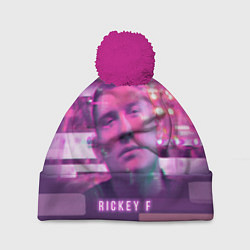 Шапка с помпоном Rickey F: Digital, цвет: 3D-малиновый