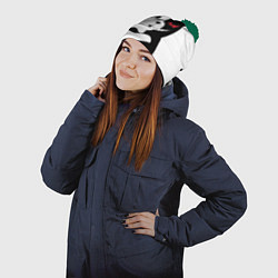 Шапка с помпоном Monokuma Drae, цвет: 3D-зеленый — фото 2