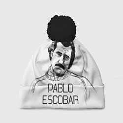 Шапка c помпоном Pablo Escobar