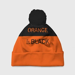 Шапка с помпоном Orange Is the New Black, цвет: 3D-черный