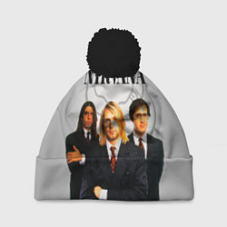 Шапка с помпоном Nirvana, цвет: 3D-черный