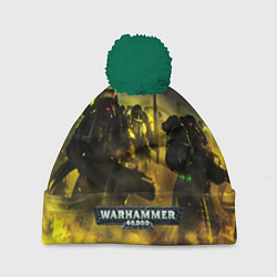 Шапка с помпоном Warhammer 40K - Космические Десантники, цвет: 3D-зеленый