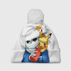 Шапка c помпоном UNDERTALE