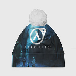 Шапка с помпоном HALF-LIFE 2, цвет: 3D-белый