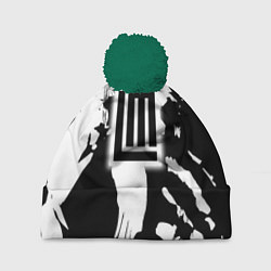 Шапка с помпоном Lindemann, цвет: 3D-зеленый