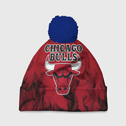 Шапка с помпоном CHICAGO BULLS, цвет: 3D-тёмно-синий