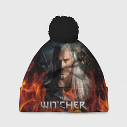 Шапка с помпоном THE WITCHER, цвет: 3D-черный