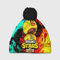 Шапка с помпоном Brawl Stars SALLY LEON, цвет: 3D-черный